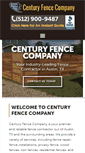 Mobile Screenshot of centuryfenceaustin.com
